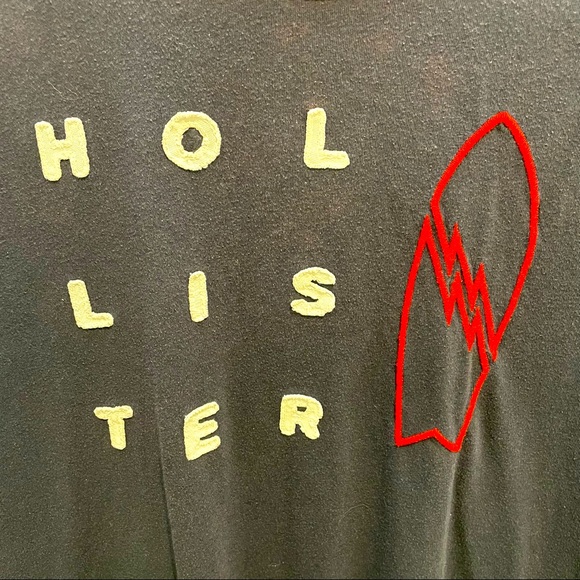 Hollister Simple Blue T Shirt - Size M - Picture 2 of 5